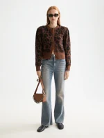 New collection SCOTCH & SODA FUZZY JACQUARD CARDIGAN