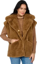 New collection OAKWOOD ENOLA NUTS FAUX FUR WAISTCOAT