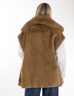 New collection OAKWOOD ENOLA NUTS FAUX FUR WAISTCOAT
