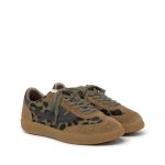 New Collection ASH SUNSET CALF SUEDE FANDANGO PONY LEOPARD MILITARY
