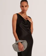 New Collection TED BAKER CRYSTIZ MEDIUM CRYSTAL SLOUCHY HOBO BAG