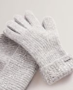 New Collection TED BAKER KERIIS SCARF AND BEANIE SET IN  GREY