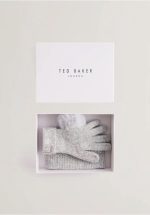 New Collection TED BAKER KERIIS SCARF AND BEANIE SET IN  GREY