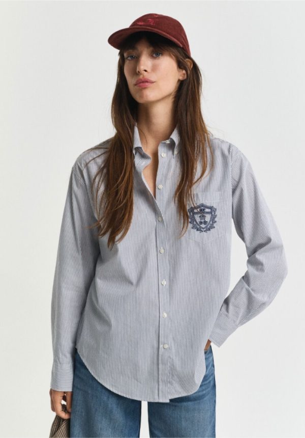 New Collection GANT RELAXED FIT CLASSIC POPLIN GRAPHIC SHIRT