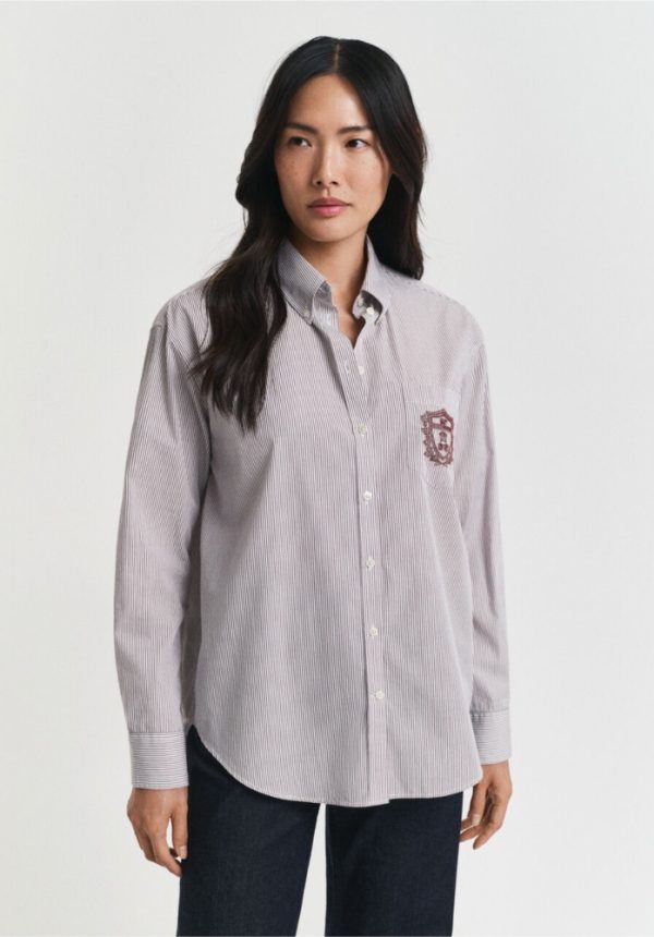 New Collection GANT RELAXED FIT CLASSIC POPLIN GRAPHIC SHIRT