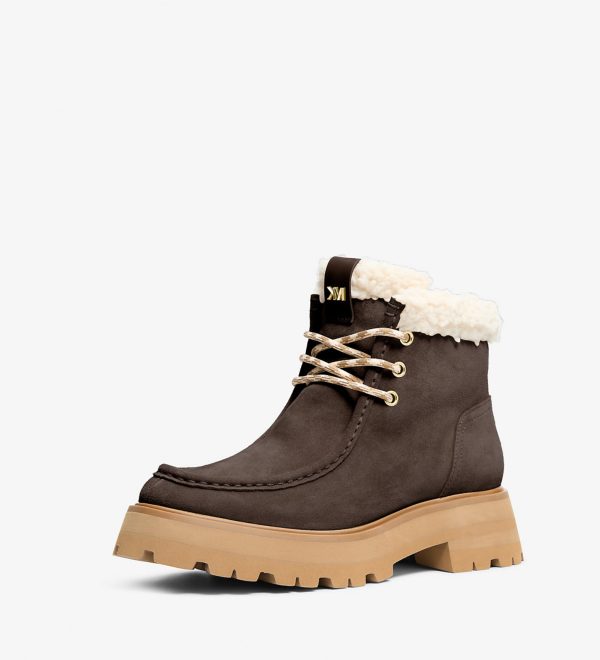 New collection MICHAEL KORS CADE FLEECE LINED SUEDE ANKLE BOOT