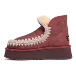 New Collection MOU MINI ESKIMO PLATFORM BOOT WITH SPECIAL LEATHER