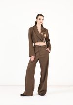 New collection PHILIA LOFT CROPPED BLAZER STRIPPED SET