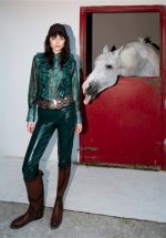 New Collection C MANOLO VINYL PANTS