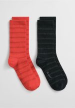 Accessories GANT 2 PACK METALLIC STRIPED SOCKS GIFT BOX
