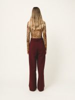 New Collection LOVE + ALICIA NIA MESH TURTLENECK TOP