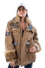 New Collection AYIOS RACHO JACKET WITH FUR