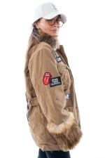 New Collection AYIOS RACHO JACKET WITH FUR