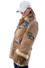 New Collection AYIOS RACHO JACKET WITH FUR