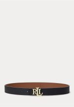 Accessories LAUREN RALPH LAUREN LOGO REVERSIBLE PEBBLED LEATHER BELT
