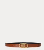 Accessories LAUREN RALPH LAUREN LOGO REVERSIBLE EMBOSSED SKINNY BELT