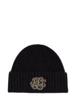 Accessories LAUREN RALPH LAUREN EMBROIDERED LOGO CABLE KNIT BEANIE