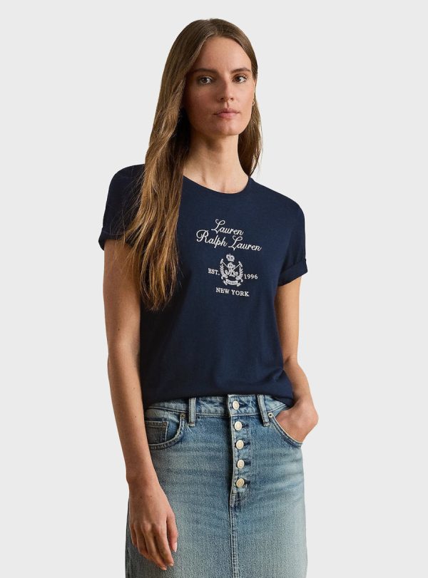 New Collection LAUREN RALPH LAUREN KATLIN SHORT SLEEVE T-SHIRT