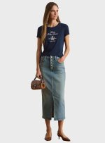 New Collection LAUREN RALPH LAUREN KATLIN SHORT SLEEVE T-SHIRT