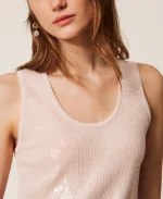 Clothes TWISET KNIT TOP WITH  SEQUINS
