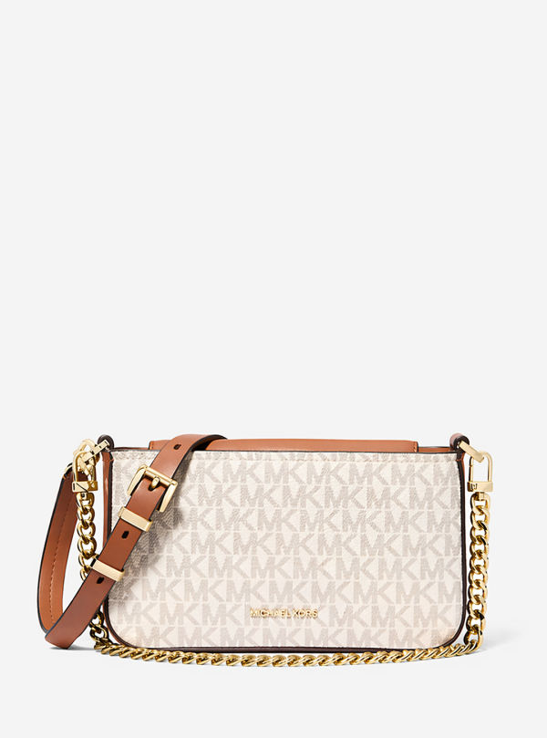 New collection MICHAEL KORS BRYANT SMALL SIGNATURE LOGO CONVERTIBLE POCHETTE