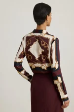 New Collection LAUREN RALPH LAUREN  ΠΟΥΚΑΜΙΣΟ CLASSIC FIT ΜΕ ΣΧΕΔΙΟ