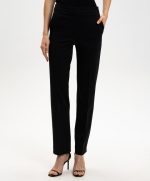 Clothes TWINSET BLACK PANTS WITH LOGO