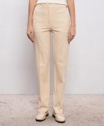 Clothes TWINSET  BEIGE PANTS WITH LOGO