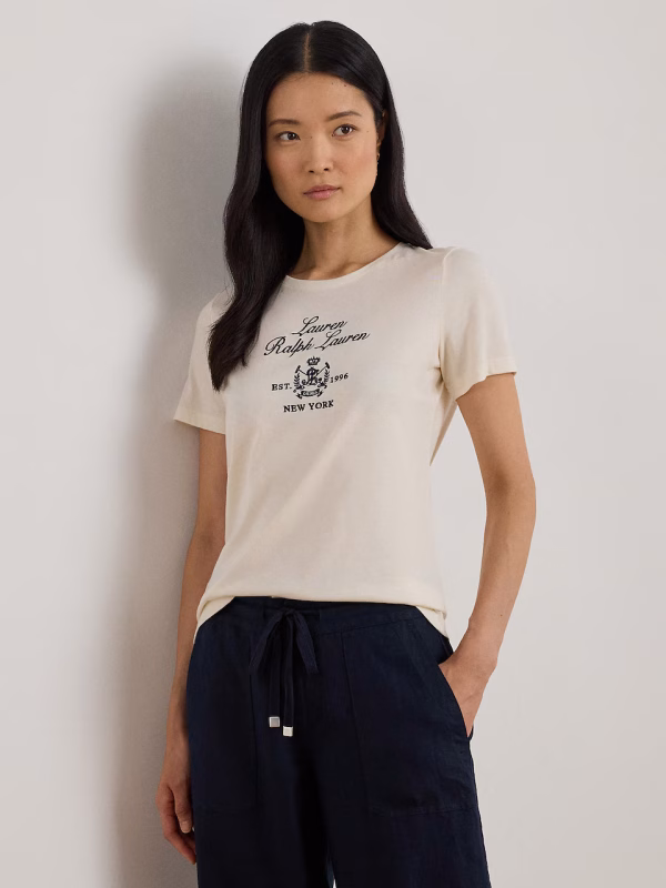 New Collection LAUREN RALPH RAUREN KATLIN-SHORT SLEEVE T-SHIRT
