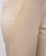 Clothes TWINSET  BEIGE PANTS WITH LOGO