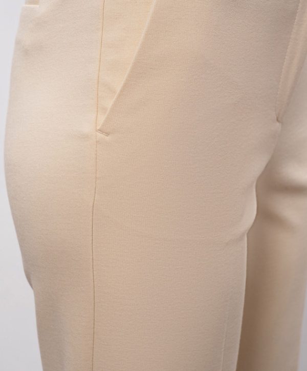 Clothes TWINSET  BEIGE PANTS WITH LOGO