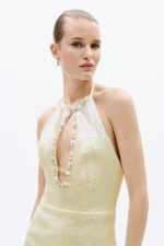 New Collection ALLURE EVENING GLOW SEQUIN MINI DRESS WITH FEATHERS