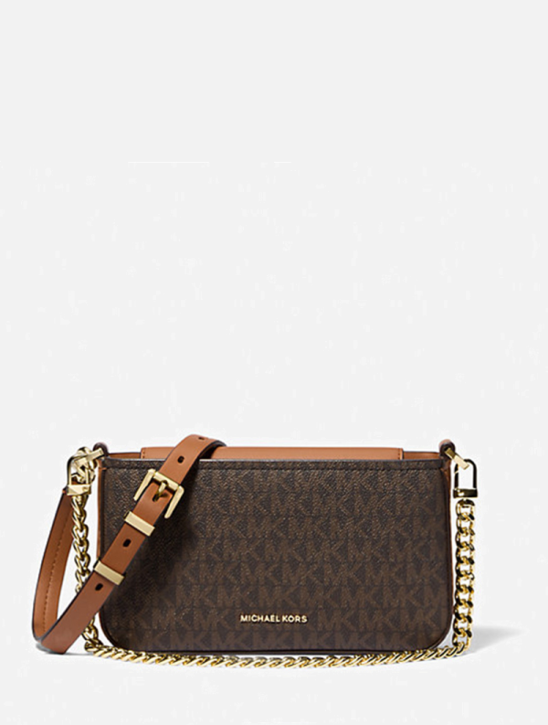 New collection MICHAEL KORTS BRYANT SMALL BAG SIGNATURE LOGO CONVERTIBLE POCHETTE