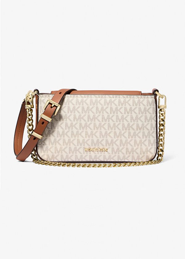 New collection MICHAEL KORS BRYANT SMALL SIGNATURE LOGO CONVERTIBLE POCHETTE