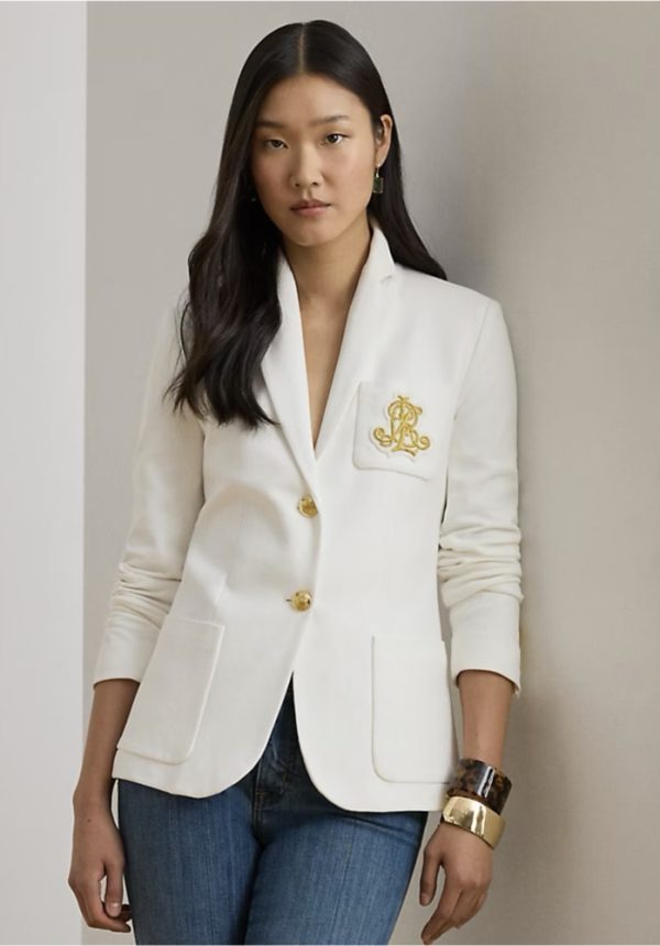 New collection LAUREN RALPH LAUREN BULLION JACQUARD BLAZER