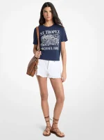 New Collection MICHAEL KORS PROVENCE GRAPHIC T-SHIRT