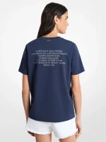 New Collection MICHAEL KORS PROVENCE GRAPHIC T-SHIRT
