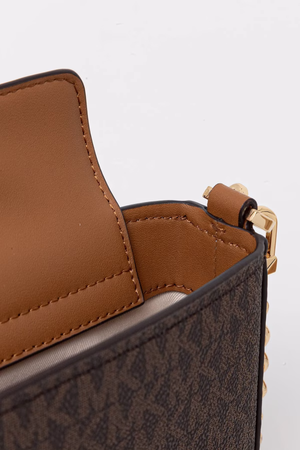 New collection MICHAEL KORTS BRYANT SMALL BAG SIGNATURE LOGO CONVERTIBLE POCHETTE