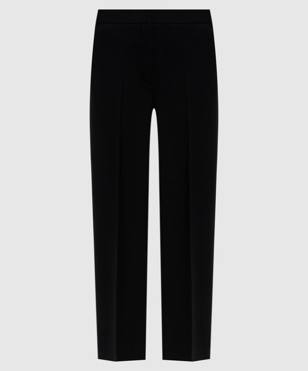 Clothes TWINSET BLACK PANTS WITH LOGO