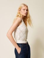 Clothes TWINSET TOP WITH PEARLS
