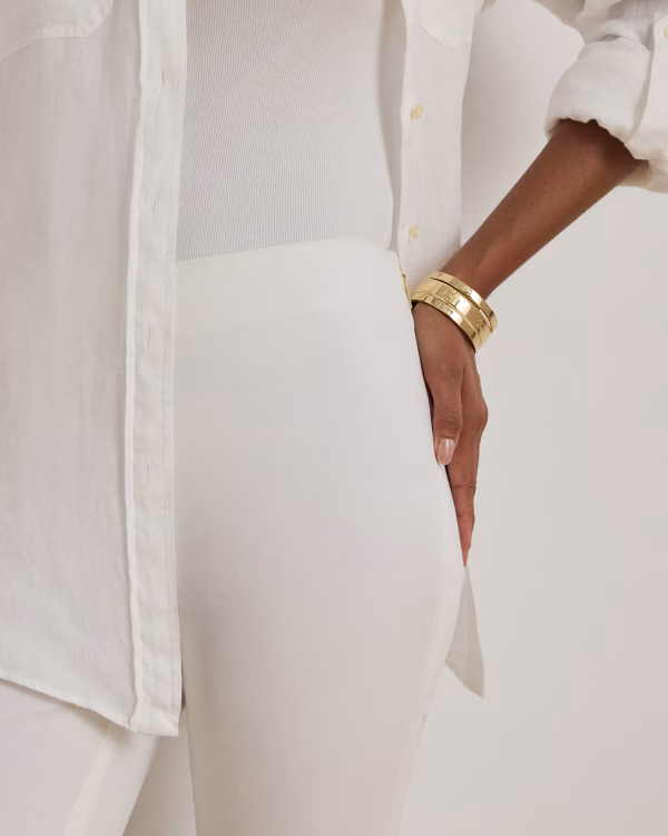 New Collection LAUREN RALPH RAUREN STRETCH COTTON BLENT TWILL TROUSER