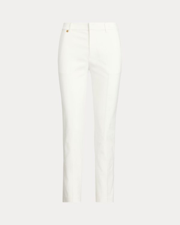 New Collection LAUREN RALPH RAUREN STRETCH COTTON-BLEND TROUSER