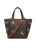 New Collection MICHAEL KORS JORDI SMALL SIGNATURE LOGO CONVERTIBLE TOTE BAG