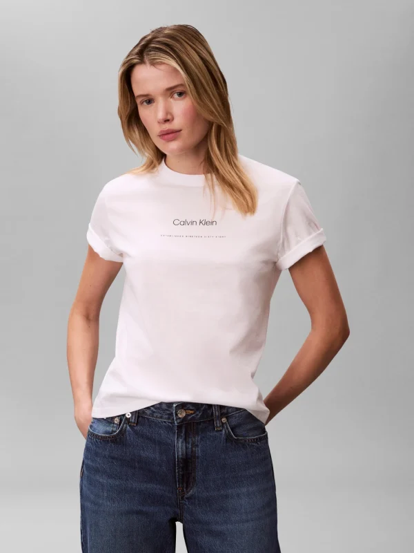 New Collection CALVIN KLEIN LOGO T-SHIRT