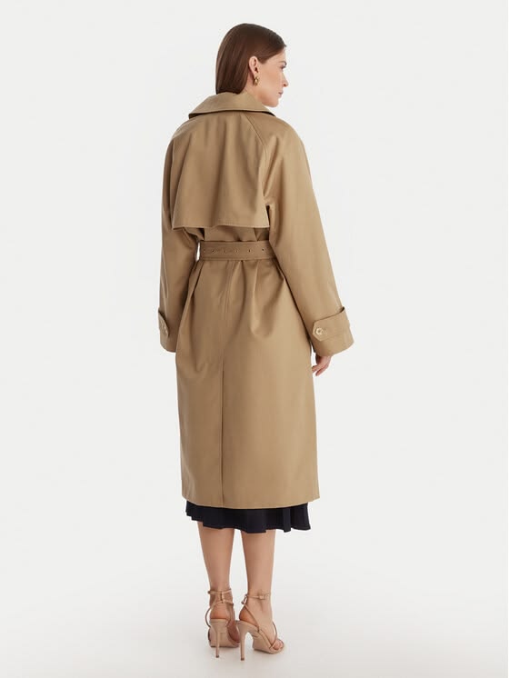 New collection MICHAEL KORS DOUBLE OVERSIZE BELTED TRENCH COAT