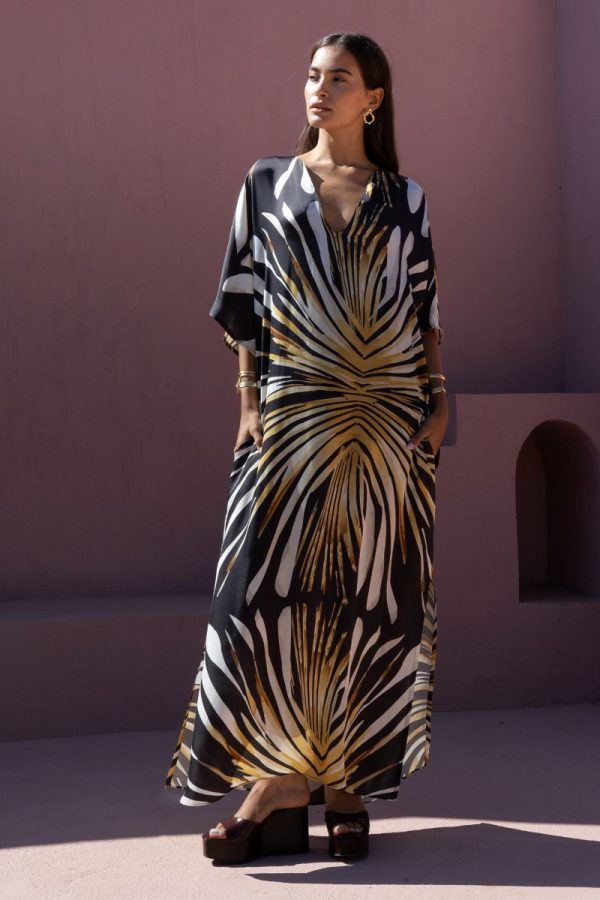 New Collection NEMA MAXI DRESS WITH PRINT WITH PRINT DAZZ