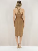 Clothing ELISABETTA FRANCHI KNIT 3D PENCIL DRESS