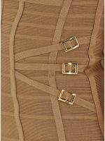 Clothing ELISABETTA FRANCHI KNIT 3D PENCIL DRESS