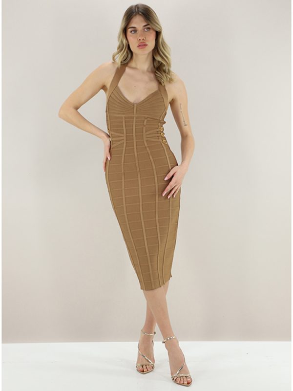 Clothes ELISABETTA FRANCHI KNIT 3D PENCIL DRESS