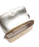 New Collection MICHAEL KORS NOLITA SMALL CROSSBODY BAG GRAINED COW LEATHER PALE GOLD